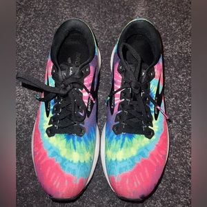 Women’s Brooks Launch 7 Rock N Roll Marathon Tie Dye Running Shoes - Size 9